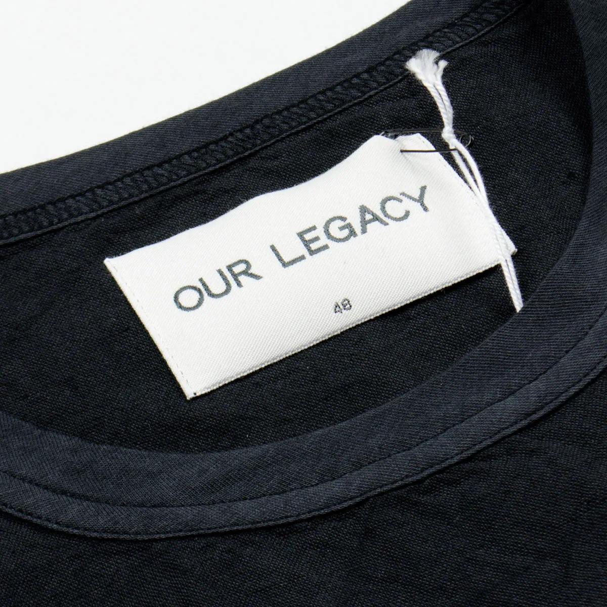 Our Legacy - Weaved T-shirt - Washed Black Linen