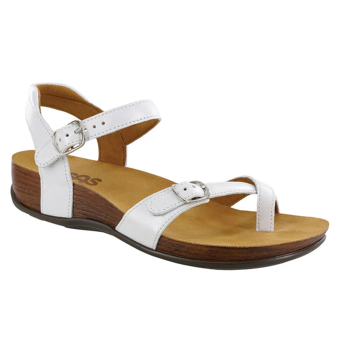 Pampa (Pearl White) Toe Loop Sandal