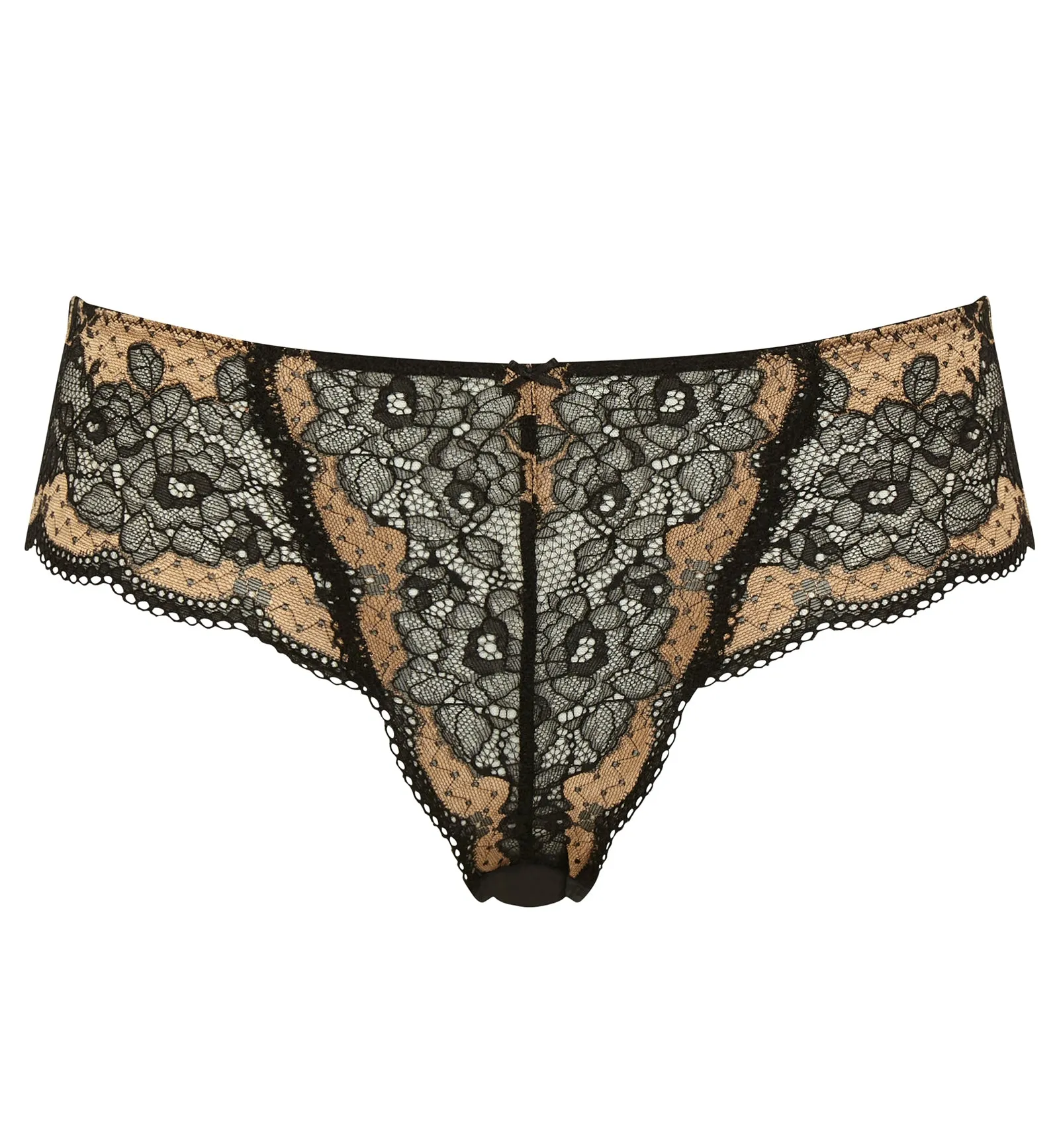 Panache Clara Brief (7253) - Black/Vintage Gold