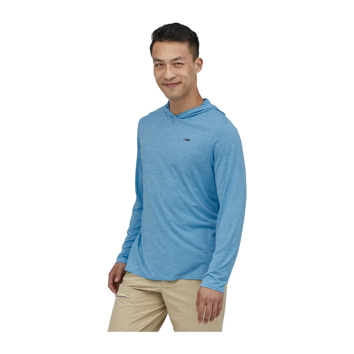 Patagonia Cap Cool Daily Graphic Hoody Relaxed Fitz Roy Tarpon w/Tarpon: Lago Blue X-Dye