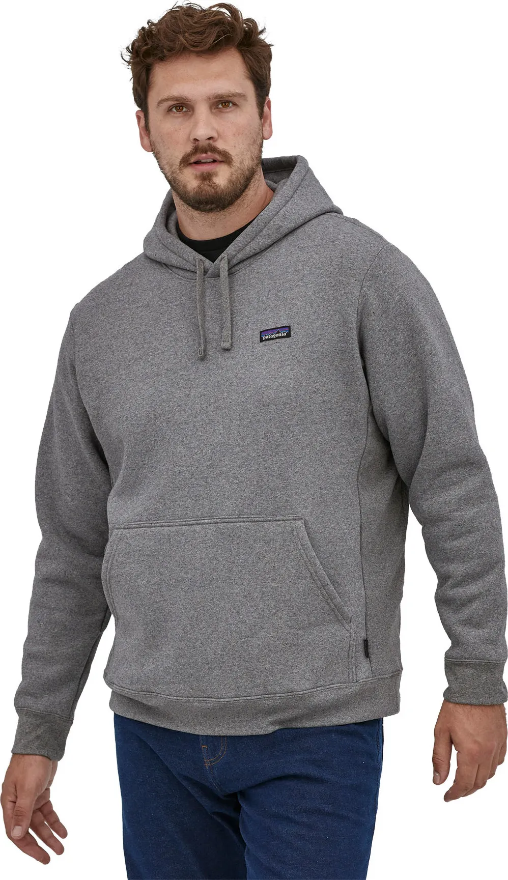 Patagonia Men's P-6 Label Uprisal Hoody Gravel Heather | Buy Patagonia Men's P-6 Label Uprisal Hoody Gravel Heather he