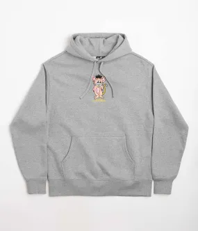 Playdude Rat Pullover Hoodie - Ash Grey