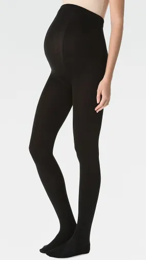 Plush   Maternity Fleece Lined Tights 