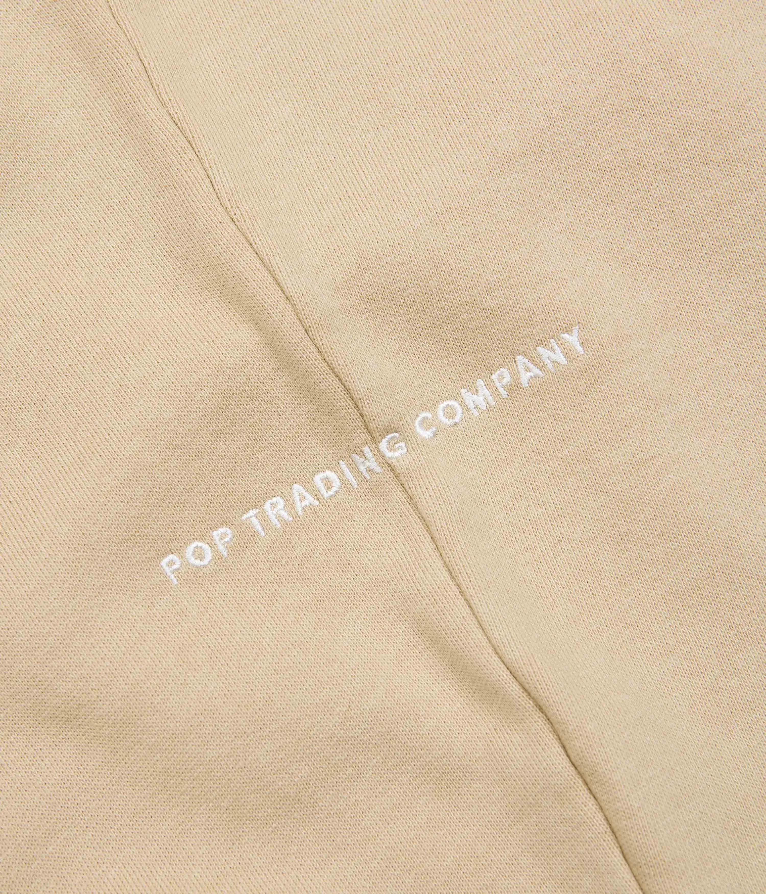 Pop Trading Company Arch Hoodie - Sesame