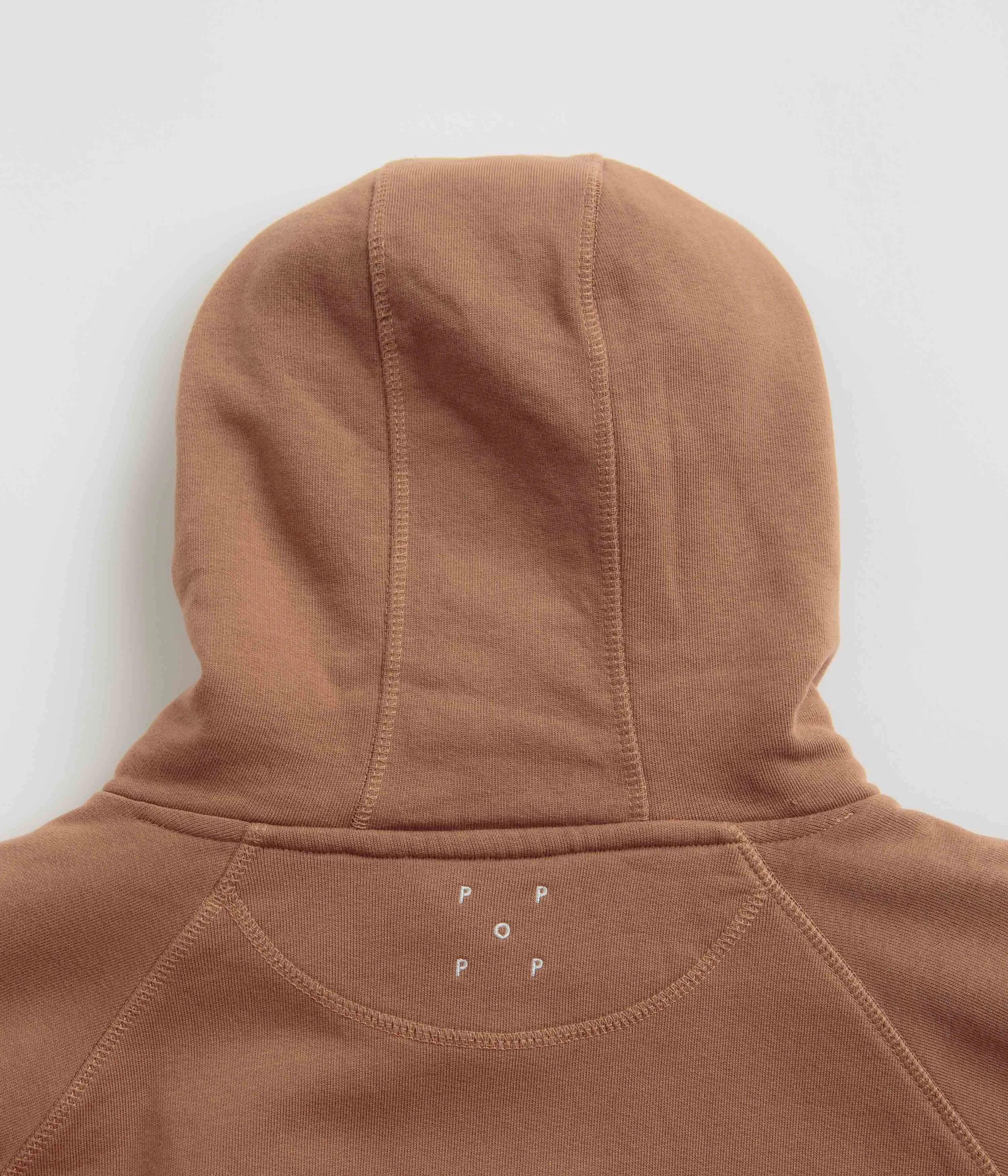 Pop Trading Company x Miffy Applique Hoodie - Brown