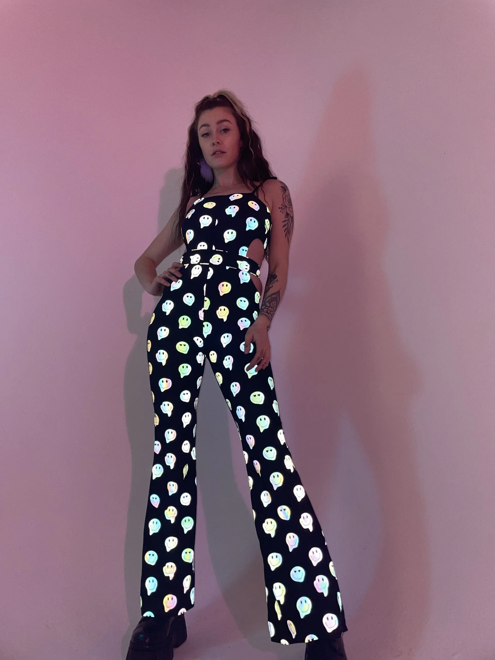 Psychedelic Wonderland - Cut-Out Jumpsuit