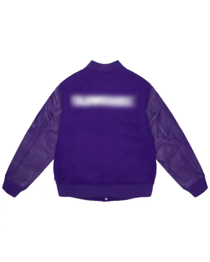 Purple Supremely Varsity Jacket - William Jacket