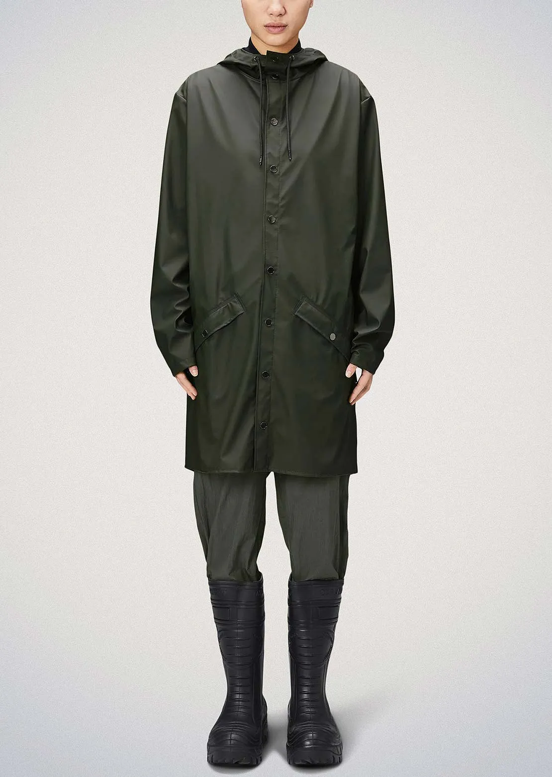 RAINS Unisex W3 Long Jacket