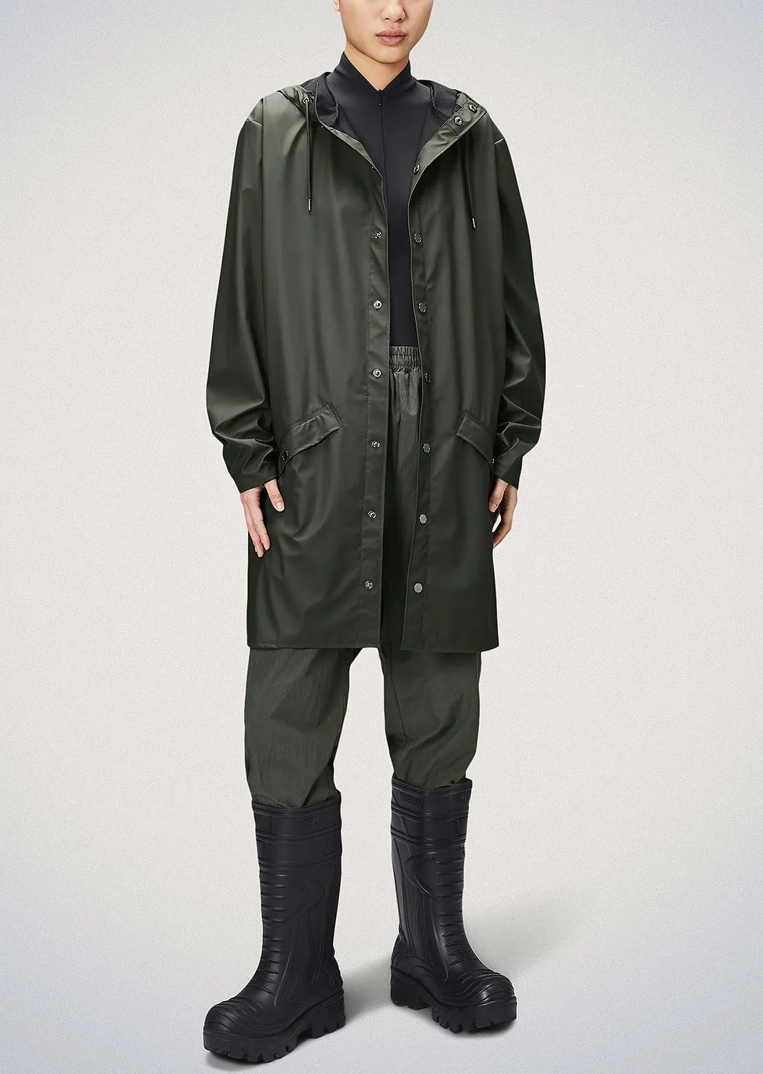 RAINS Unisex W3 Long Jacket