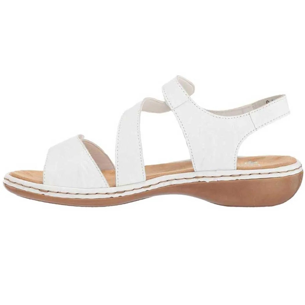 Rieker Regina Sandal White (Women's)