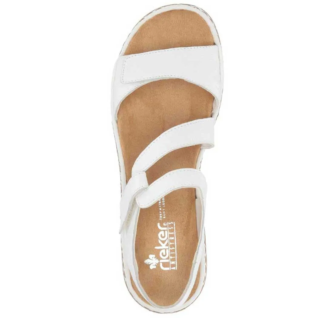 Rieker Regina Sandal White (Women's)