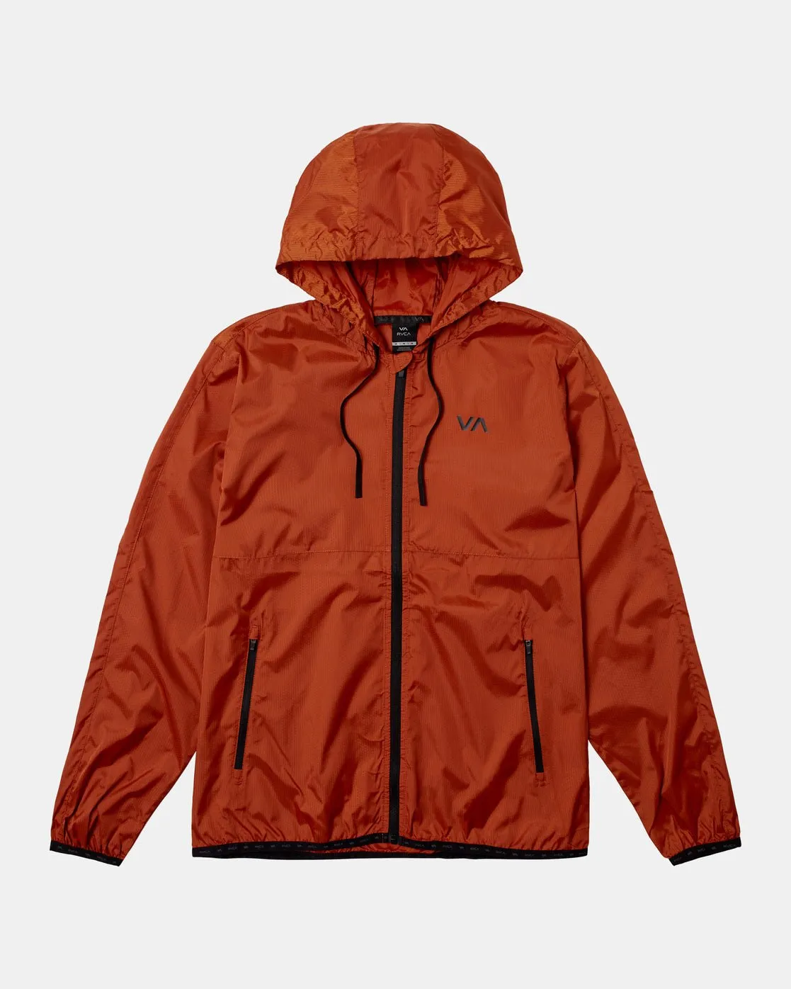 RVCA Hexstop IV Hooded Sport Jacket - Dark Amber