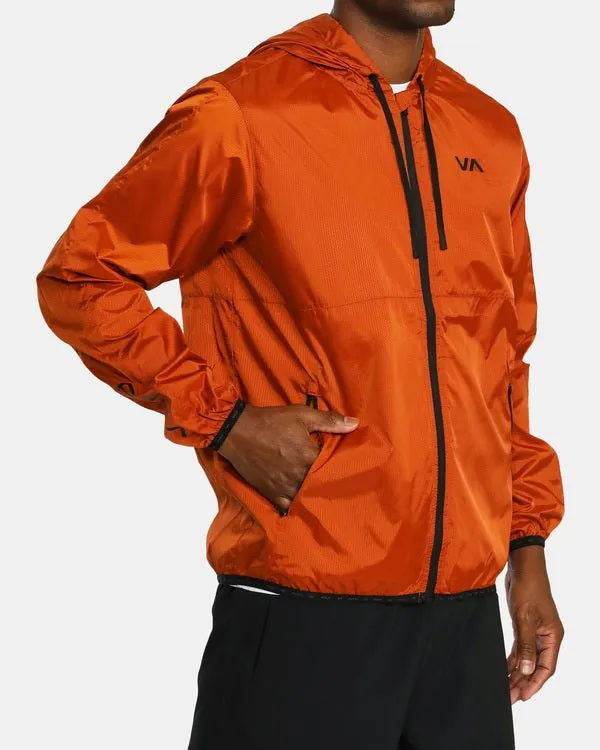 RVCA Hexstop IV Hooded Sport Jacket - Dark Amber