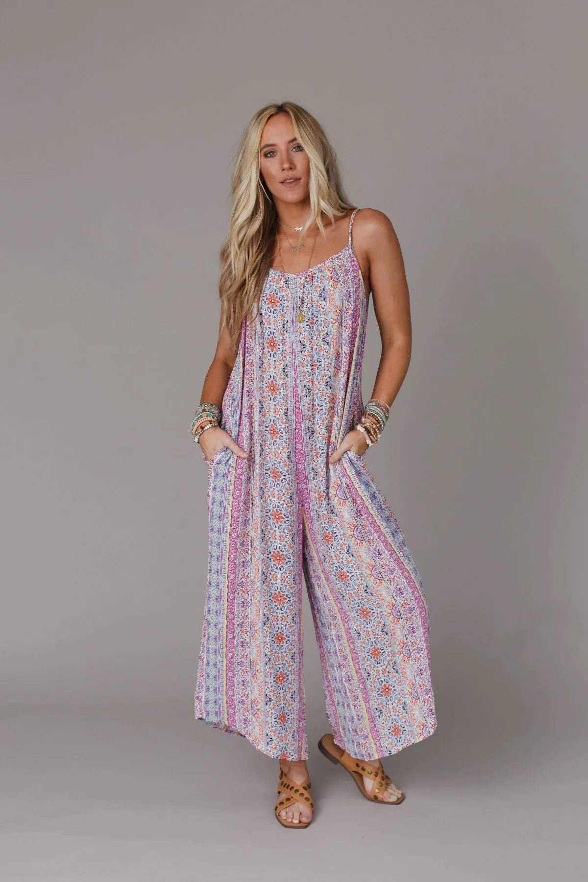 Samara Printed Jumpsuit - Multi