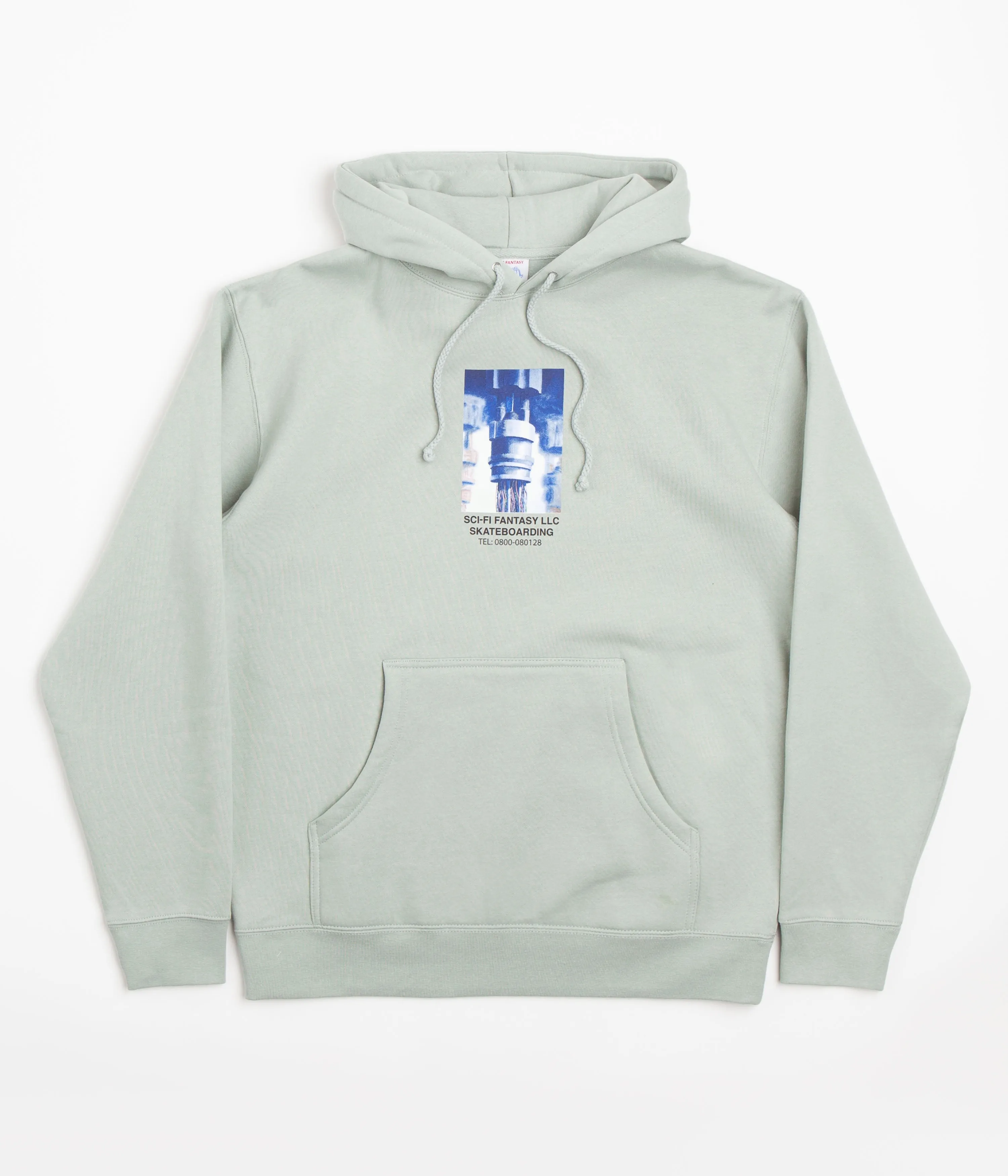 Sci-Fi Fantasy Machine Hoodie - Sage