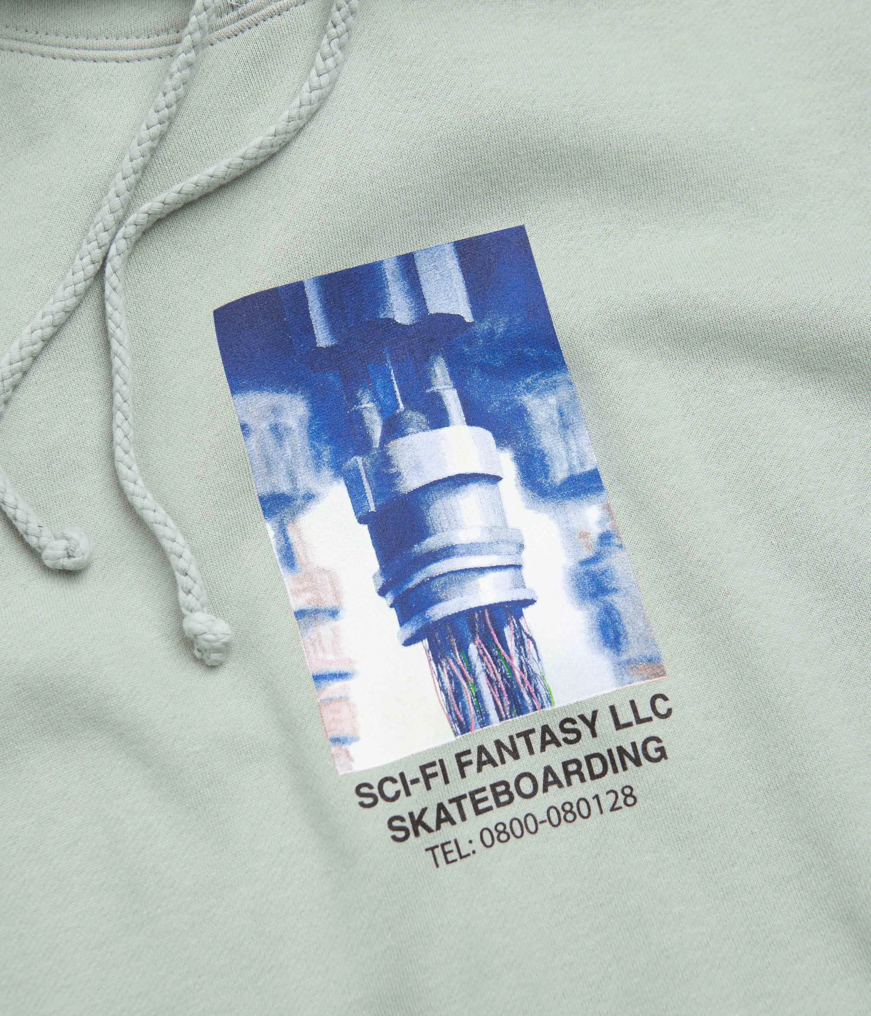 Sci-Fi Fantasy Machine Hoodie - Sage