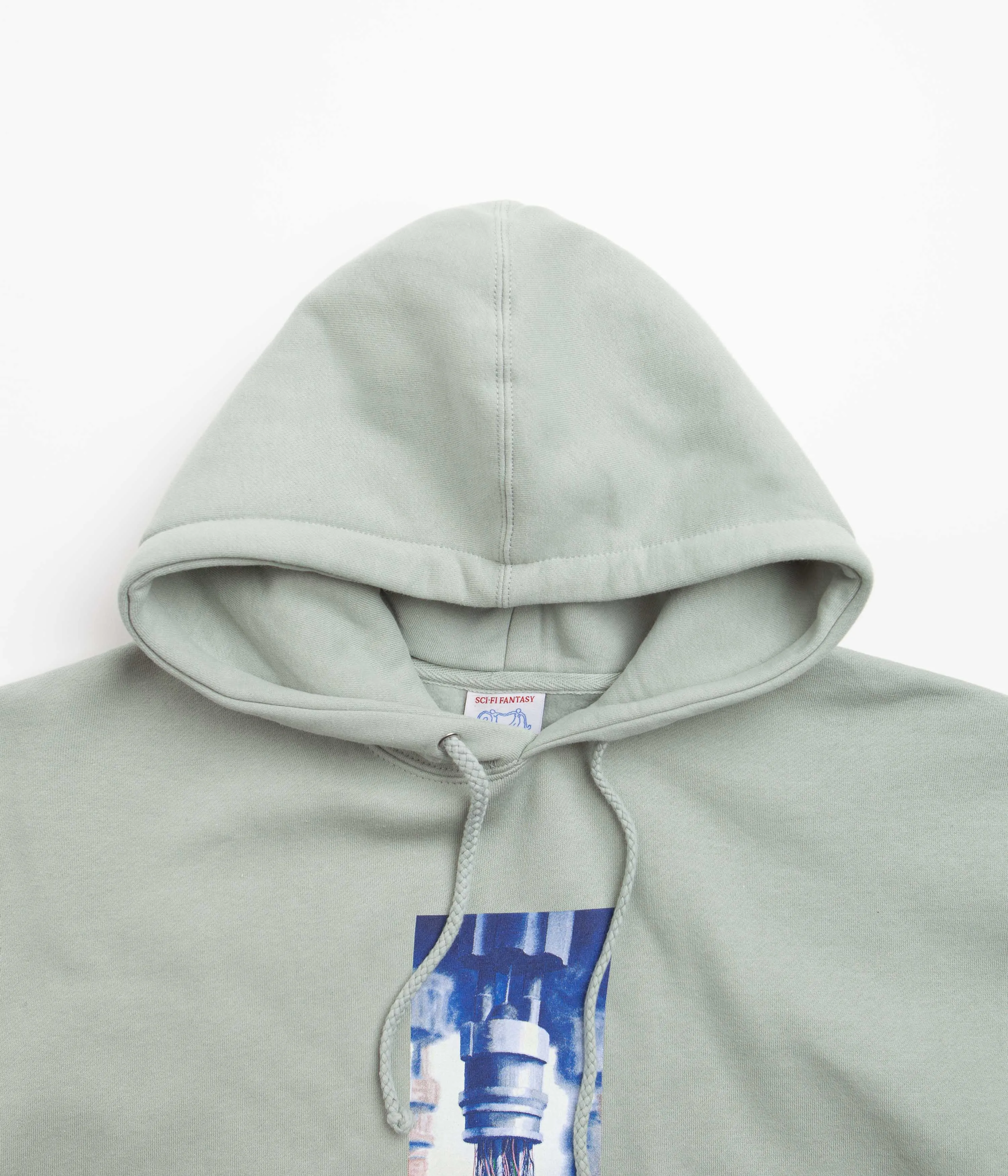 Sci-Fi Fantasy Machine Hoodie - Sage