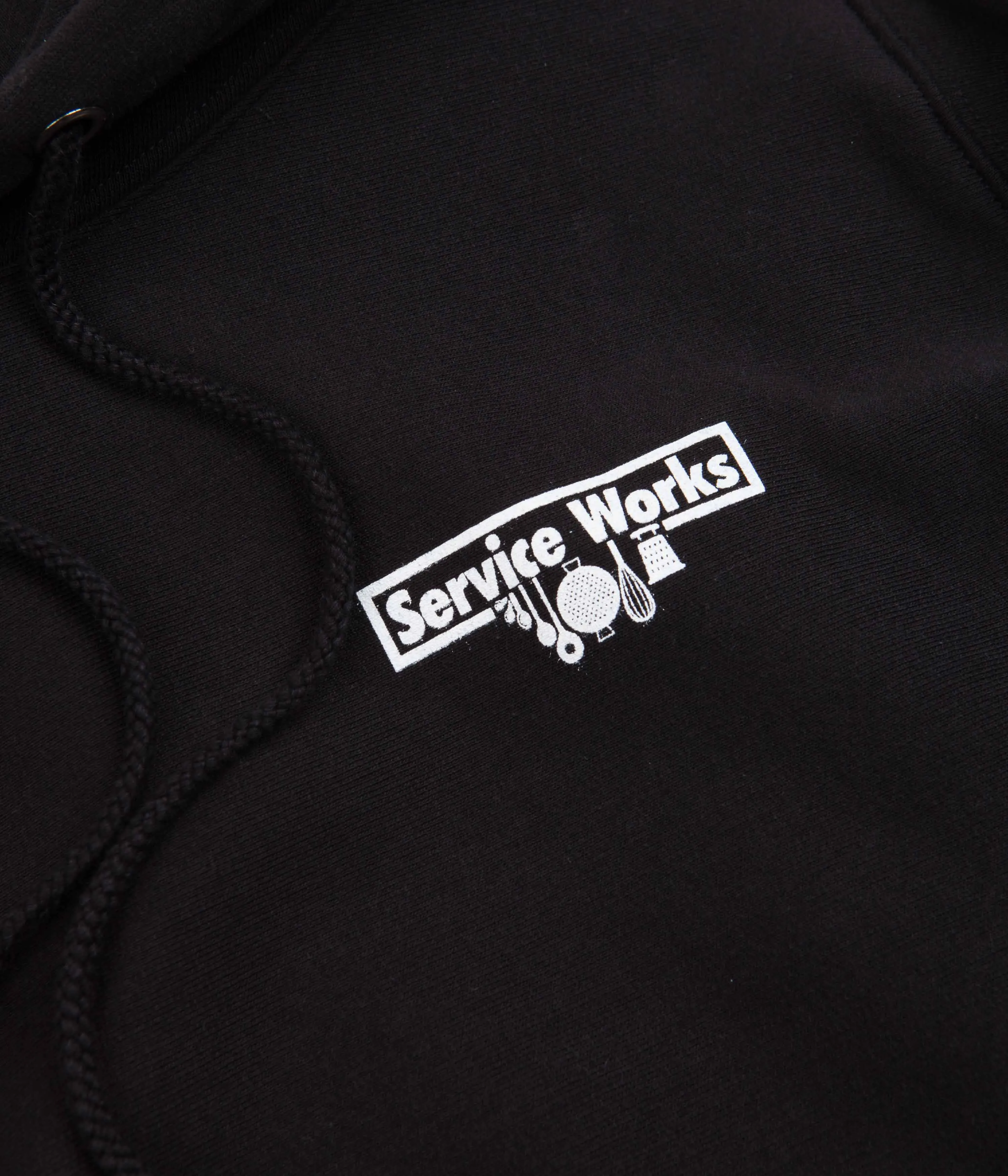 Service Works 12oz Trademark Hoodie - Black