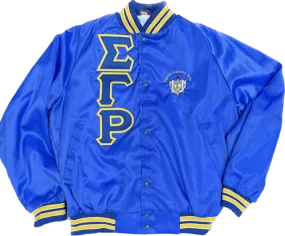 SGRho Striped Satin Jacket