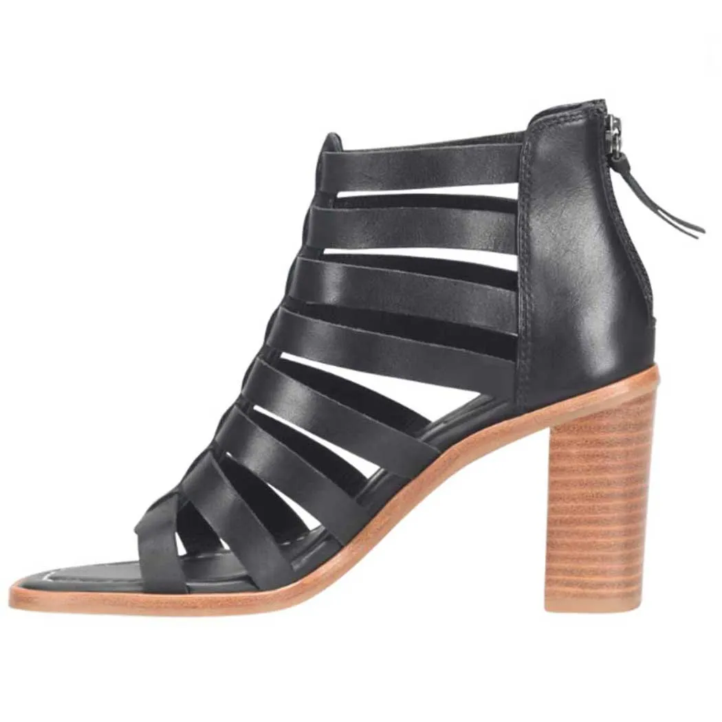 Sofft Stratford Heeled Sandal Black (Women's)