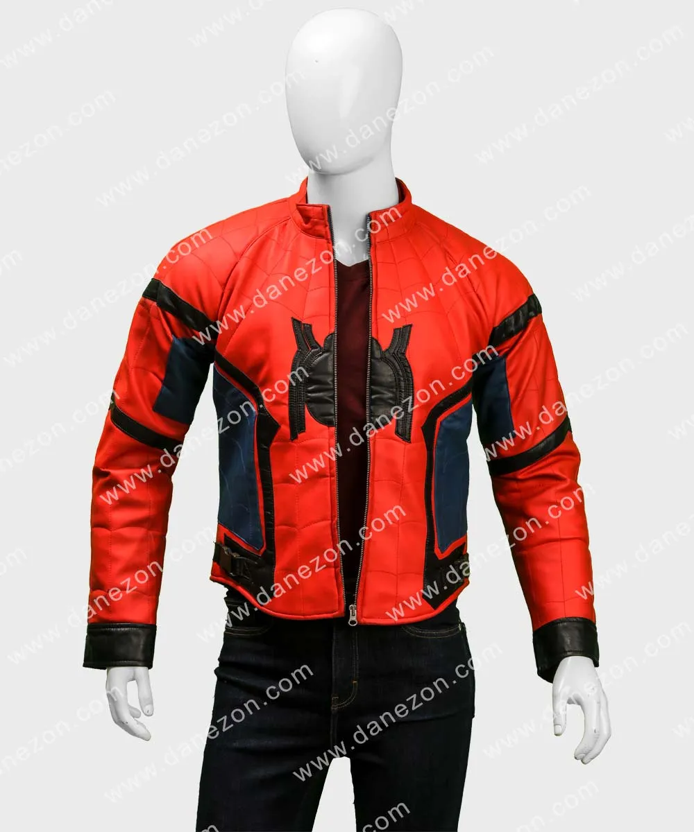 Spider-Man Homecoming Jacket | Spider-Man Leather Jacket