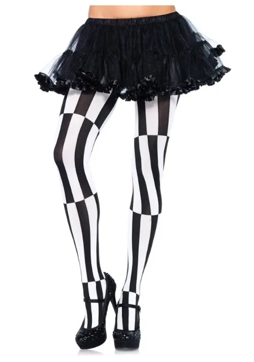 Striped Optical Illusion Women's Tights