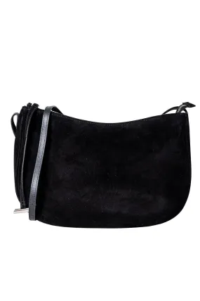 Suede Moon Bag