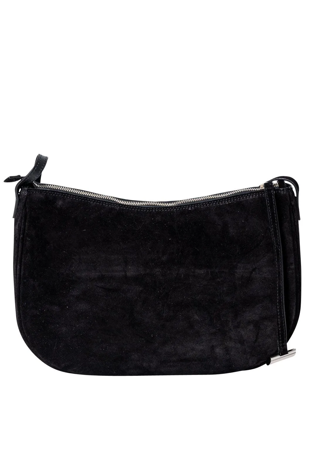 Suede Moon Bag