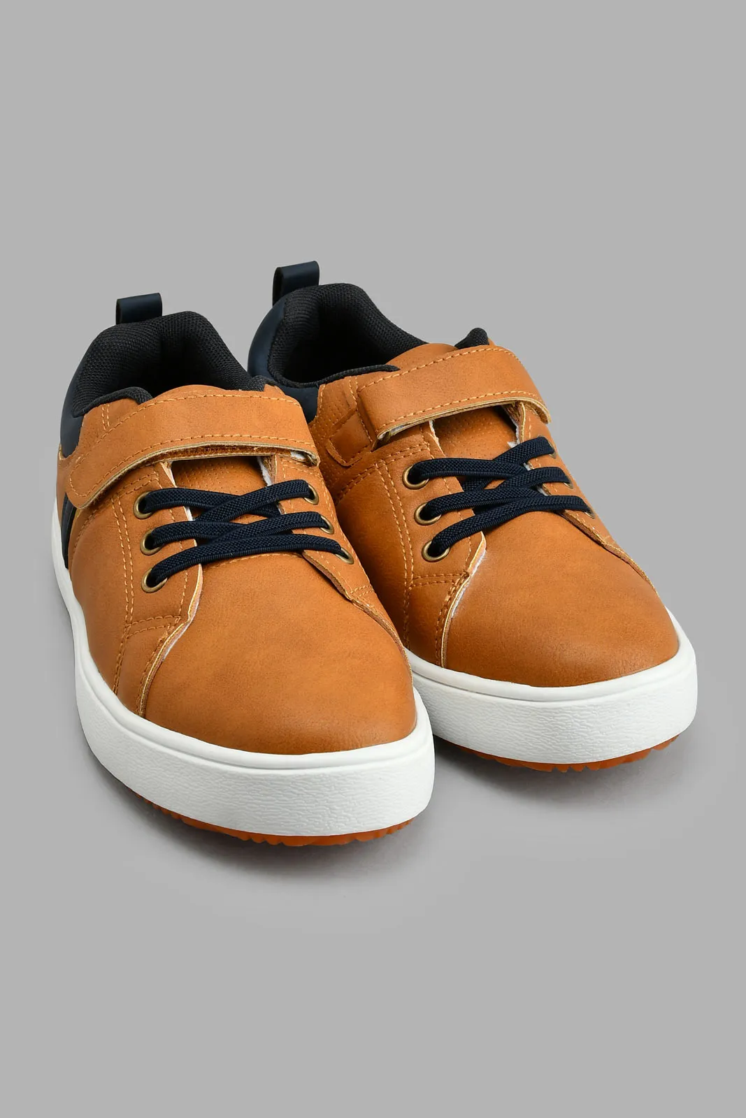 Tan Velcro Sneaker