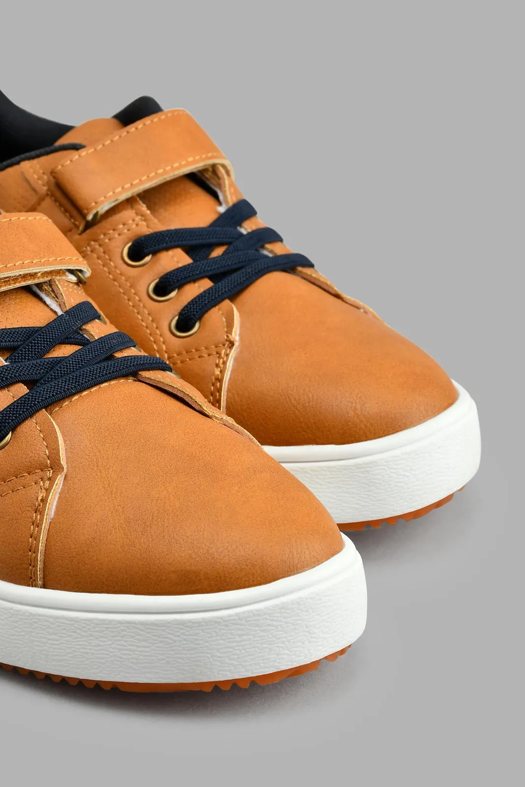 Tan Velcro Sneaker