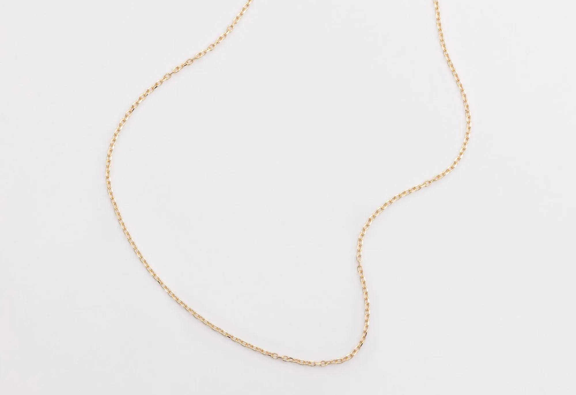 The Diamond-Cut Cable Chain Charm Necklace