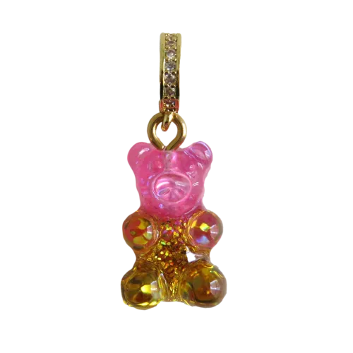 Tie Dye Gummy Bear Charms