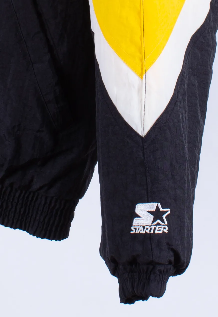 Vintage 90s Starter Padded Jacket NFL Steelers | Retro Clothing UK