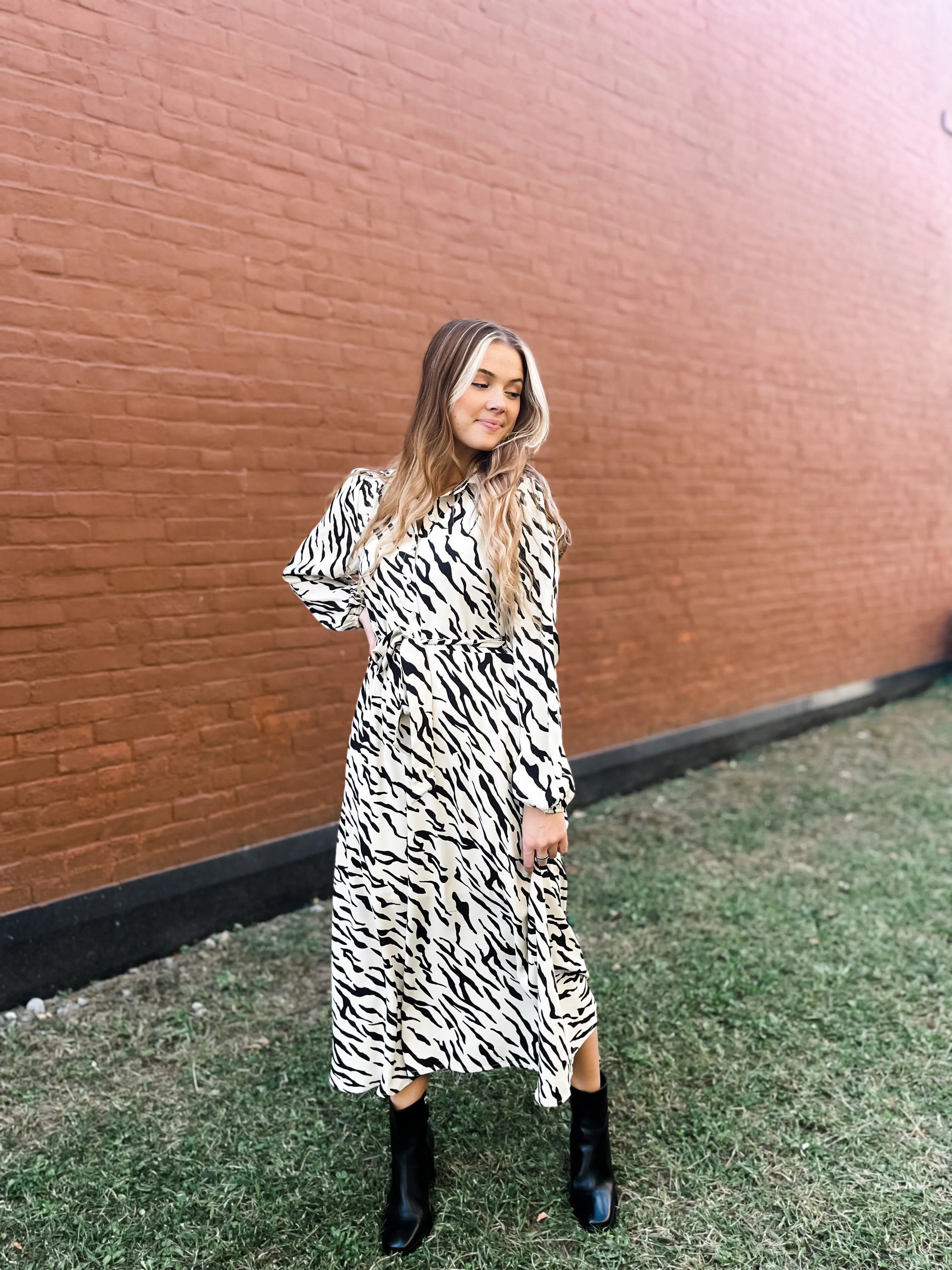 Wild For You Midi Dress