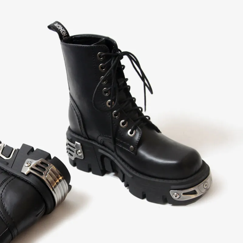 Women's motorcycle boots short Martin boots